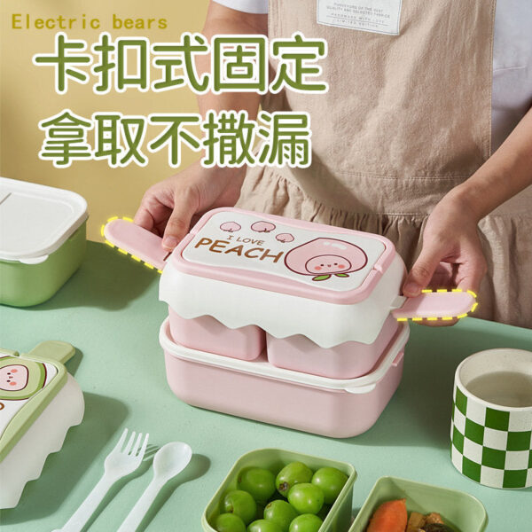 Peach Bento Box – kawaii gift idea for her