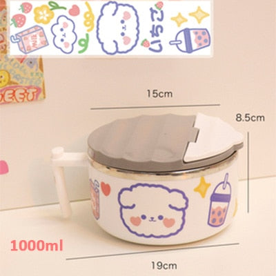 Ramen Bowl With Lid – buy kawaii bento box online – kawaii gift