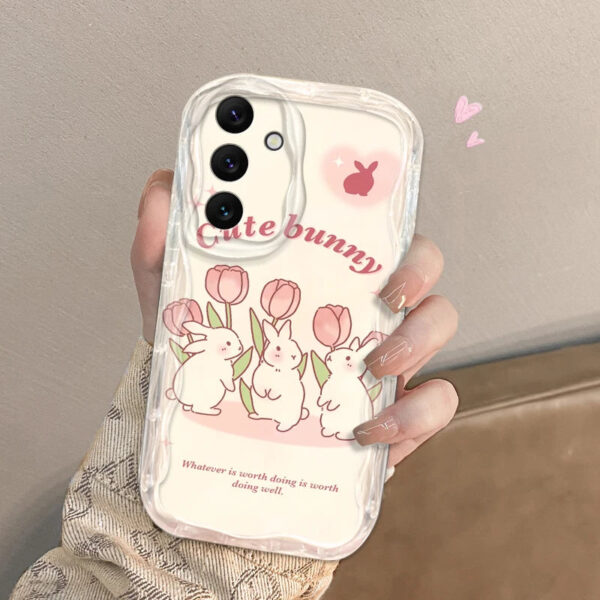 Tulip Bunny Samsung Phone Case – buy kawaii phone cases online – kawaii gift