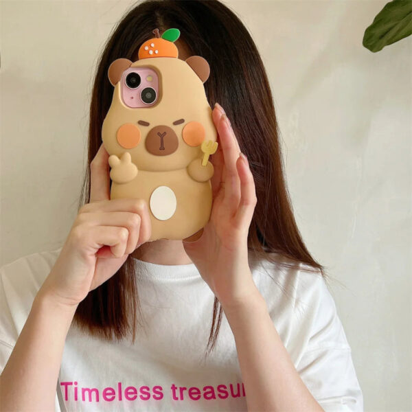 Kawaii Capybara iPhone Case – kawaii gift for best friend