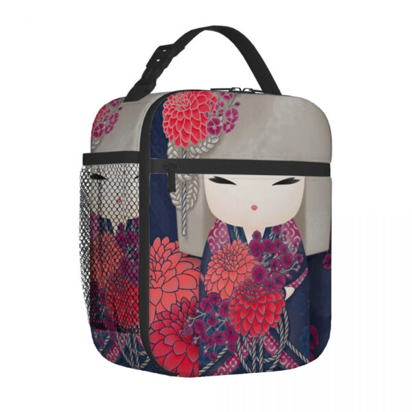 Kokeshi Doll Insulated Lunch Bags Kokeshi Doll Insulated Lunch Bags – kawaii room decor and gift