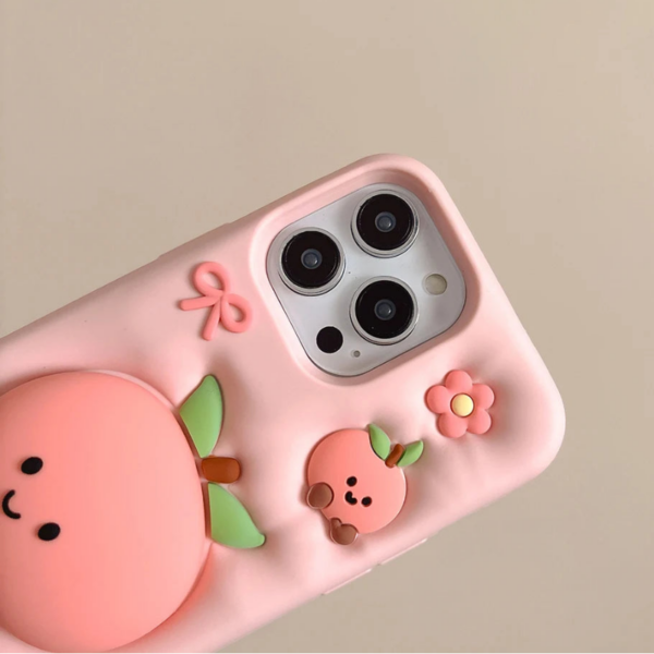 Kawaii Peach iPhone Case Kawaii Peach iPhone Case – kawaii room decor and gift