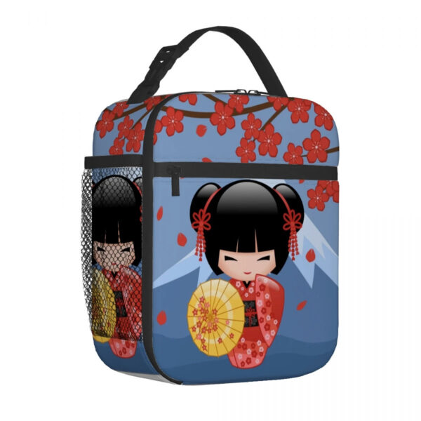 Kokeshi Doll Insulated Lunch Bags Kokeshi Doll Insulated Lunch Bags – kawaii room decor and gift
