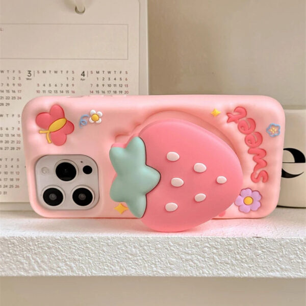 Sweet Strawberry Butterfly iPhone Case Sweet Strawberry Butterfly iPhone Case – kawaii aesthetic gift for adults