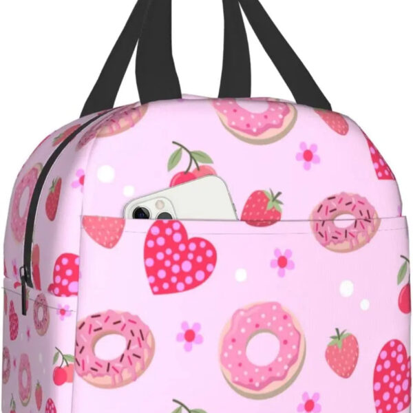 Strawberry Print Insulated Lunch Bags – kawaii room decor and gift