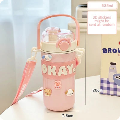 Kawaii Stainless Steel Thermos – kawaii aesthetic gift for adults