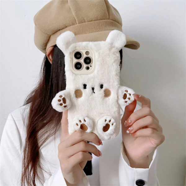 Soft Plush Bear iPhone Case Soft Plush Bear iPhone Case – kawaii aesthetic gift for adults