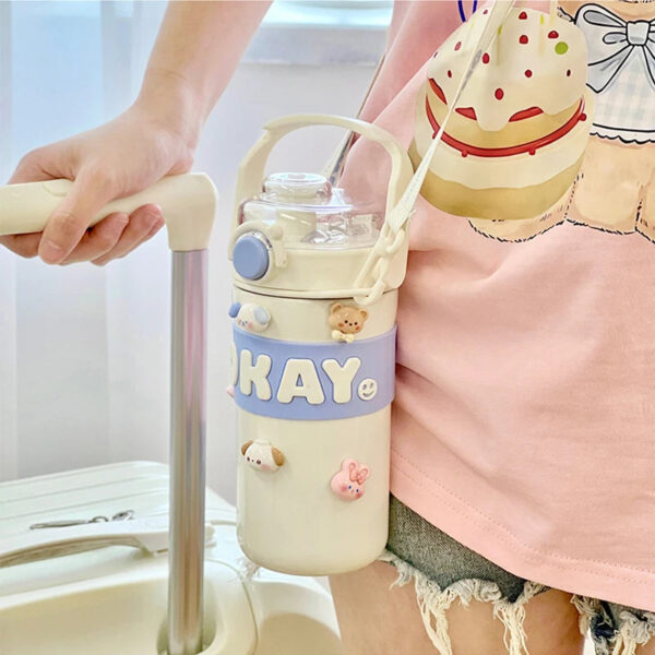 Kawaii Stainless Steel Thermos – cute kawaii bento box gift for girlfriend