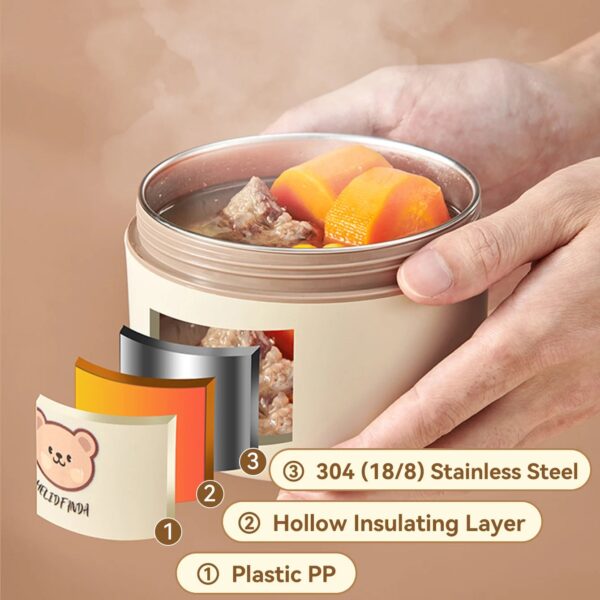 Cute Bear Portable Bento Box Set Cute Bear Portable Bento Box Set – best kawaii gift for birthday