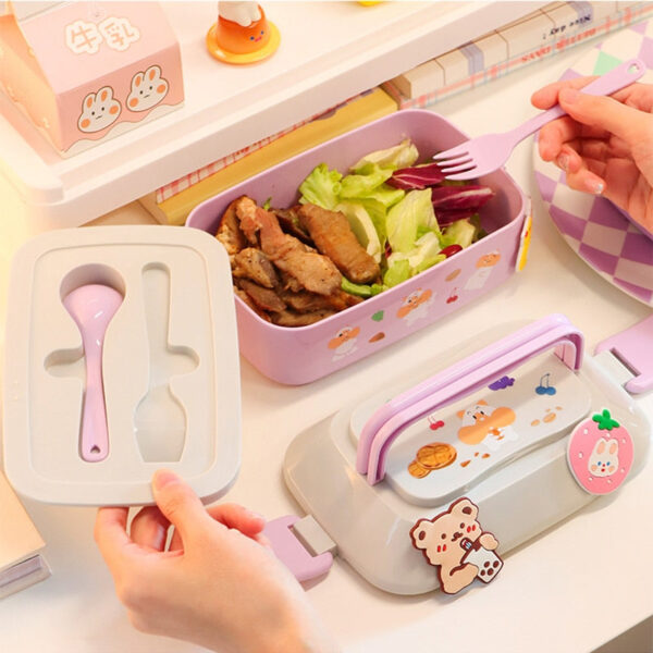 Portable Lunch Box – soft kawaii plushie gift idea