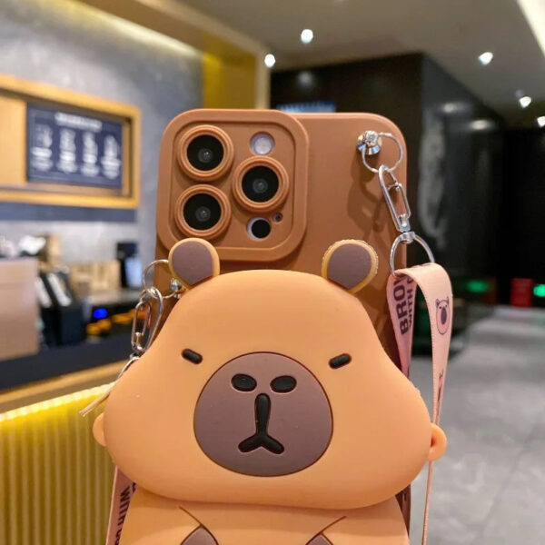 Chonky Capybara Samsung Phone Case Bag Chonky Capybara Samsung Phone Case Bag – soft kawaii plushie gift idea