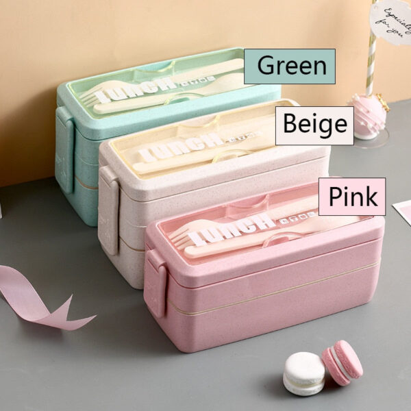 3 Layer Bento Box 3 Layer Bento Box – cute kawaii bento box gift for girlfriend