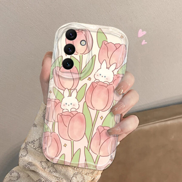 Tulip Bunny Samsung Phone Case – cute kawaii phone cases gift for girlfriend