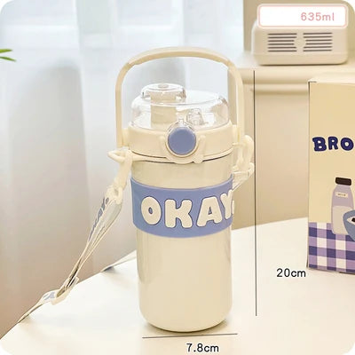 Kawaii Stainless Steel Thermos – kawaii gift for best friend