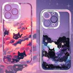 Kawaii Cats Amungst Stars Samsung Phone Case