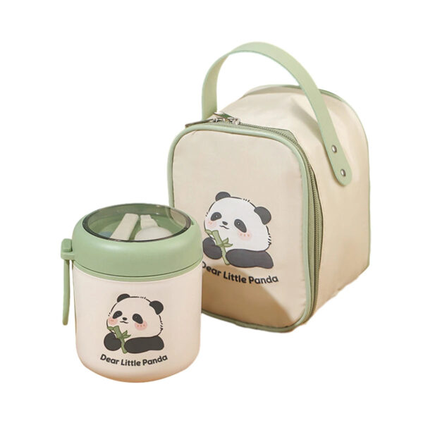 Round Panda Bento Box Round Panda Bento Box – kawaii room decor and gift