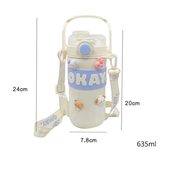 Kawaii Stainless Steel Thermos – soft kawaii plushie gift idea