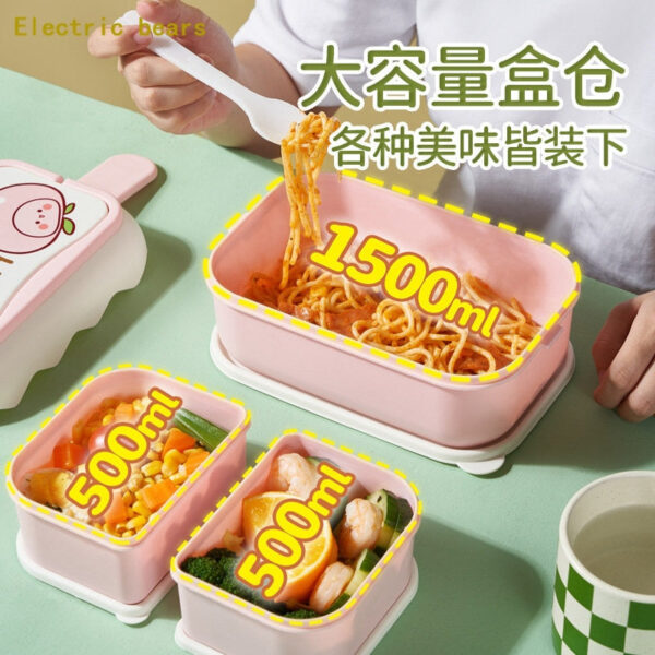 Peach Bento Box – cute kawaii bento box gift for girlfriend