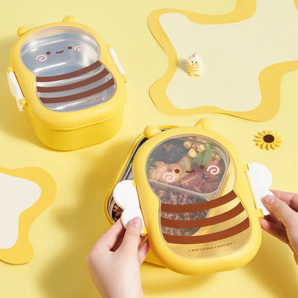 Cute Bee Bento Box – cute kawaii bento box gift for girlfriend