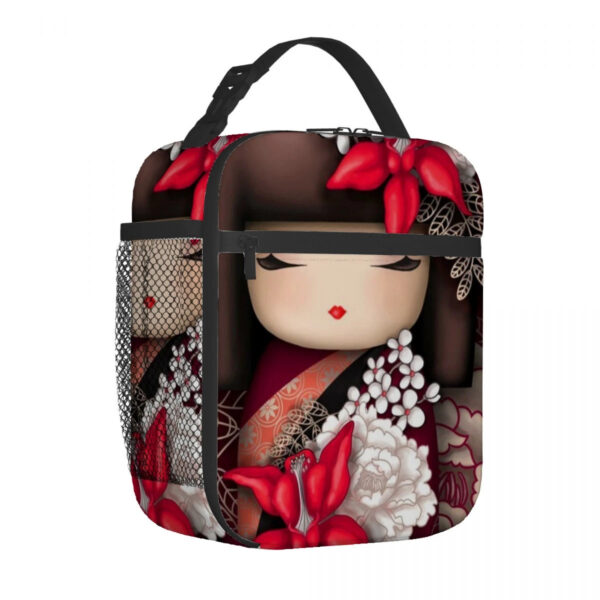 Kokeshi Doll Insulated Lunch Bags Kokeshi Doll Insulated Lunch Bags – kawaii gift for best friend