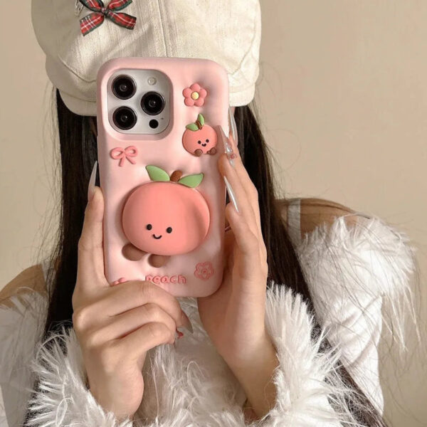 Kawaii Peach iPhone Case Kawaii Peach iPhone Case – kawaii gift idea for her