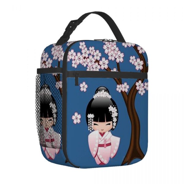 Kokeshi Doll Insulated Lunch Bags Kokeshi Doll Insulated Lunch Bags – kawaii gift idea for her