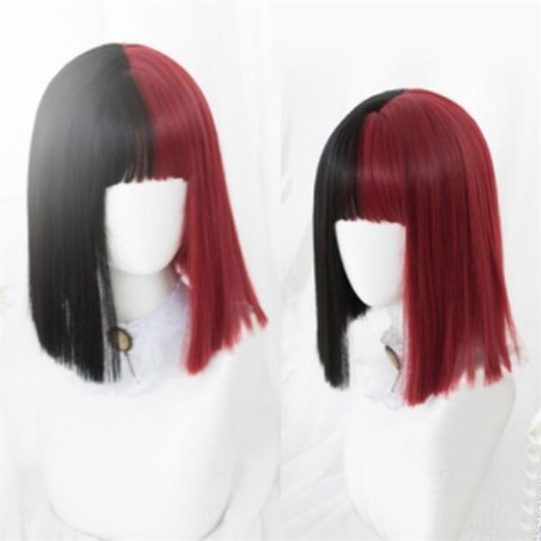 Black & Red Wig Black & Red Wig – kawaii gift for best friend