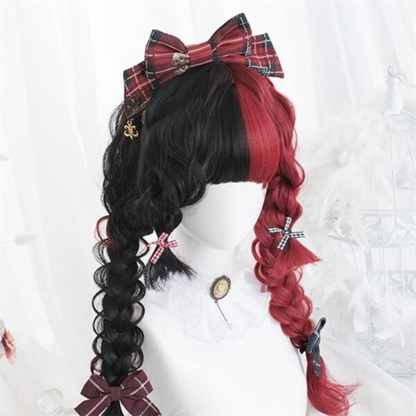 Black & Red Wig Black & Red Wig – kawaii aesthetic gift for adults