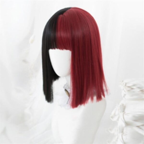 Black & Red Wig Black & Red Wig – soft kawaii plushie gift idea