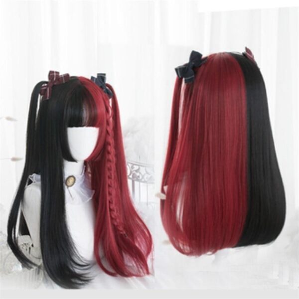 Black & Red Wig Black & Red Wig – cute kawaii wigs gift for girlfriend