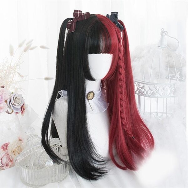 Black & Red Wig Black & Red Wig – cute kawaii wigs gift for girlfriend