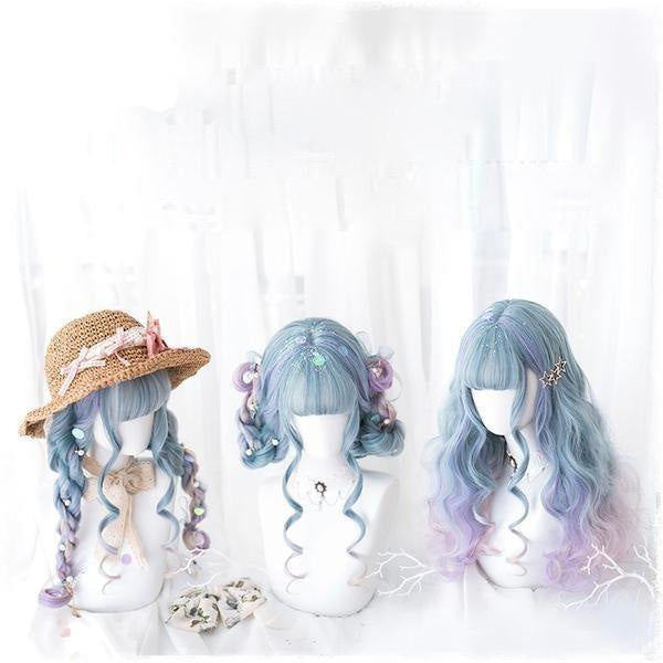Blue Purple Ombre Long Wig Blue Purple Ombre Long Wig – kawaii gift idea for her