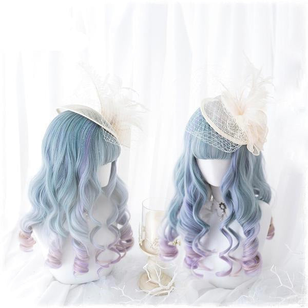 Blue Purple Ombre Long Wig Blue Purple Ombre Long Wig – cute kawaii wigs gift for girlfriend