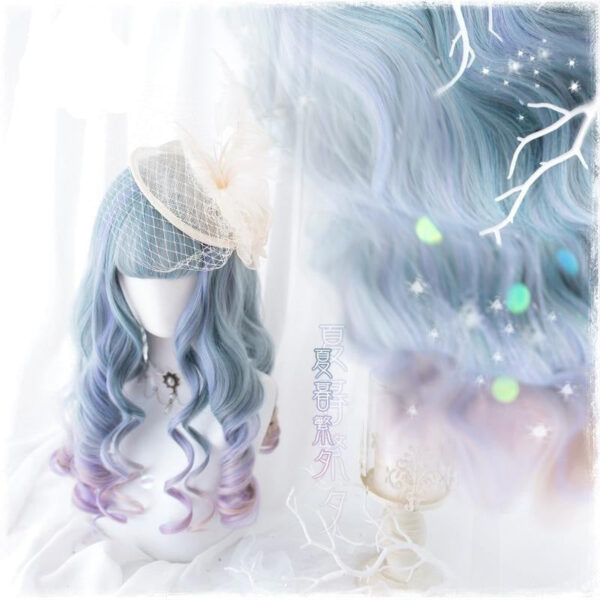 Blue Purple Ombre Long Wig Blue Purple Ombre Long Wig – kawaii aesthetic gift for adults