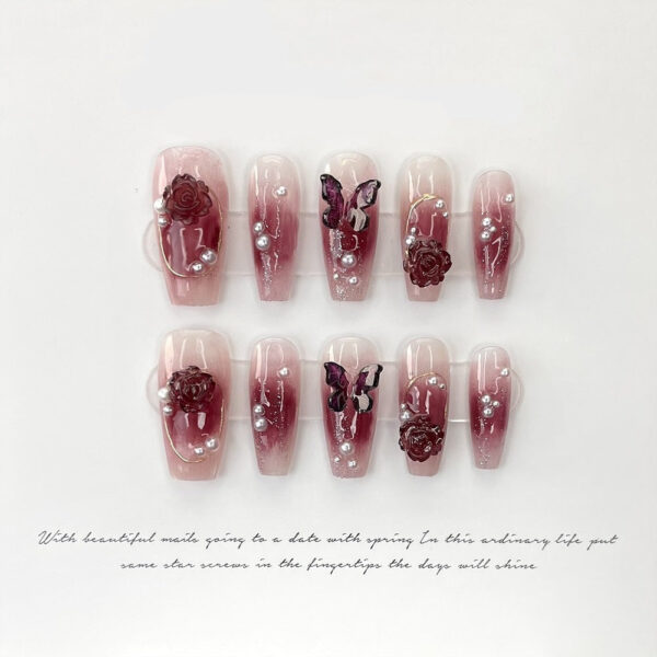 Butterfly Press-On Nails Butterfly Press-On Nails – kawaii aesthetic gift for adults