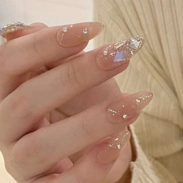 Clear Glittery Press On Nails Clear Glittery Press On Nails – buy kawaii makeup online – kawaii gift