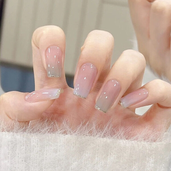 Clear Glittery Press On Nails Clear Glittery Press On Nails – kawaii gift for best friend
