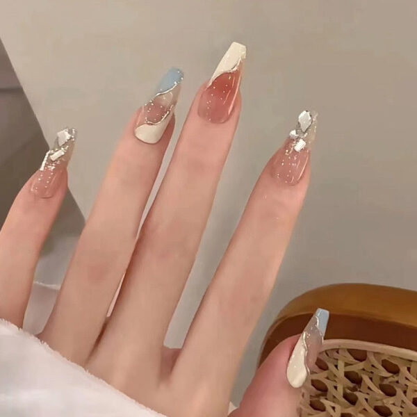 Clear Glittery Press On Nails Clear Glittery Press On Nails – kawaii room decor and gift
