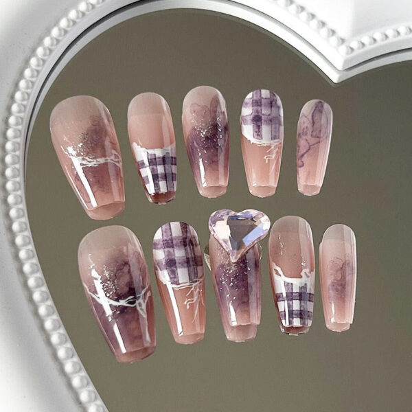 Clear Glittery Press On Nails Clear Glittery Press On Nails – kawaii room decor and gift