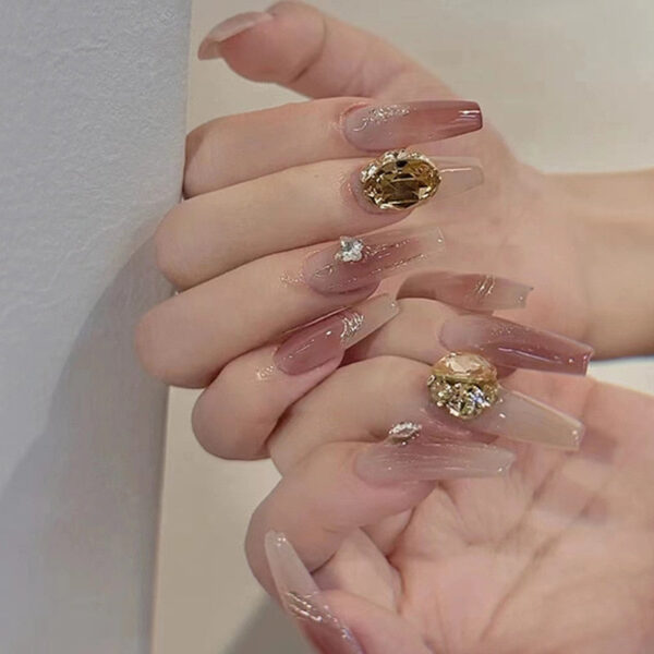 Clear Glittery Press On Nails Clear Glittery Press On Nails – kawaii gift idea for her