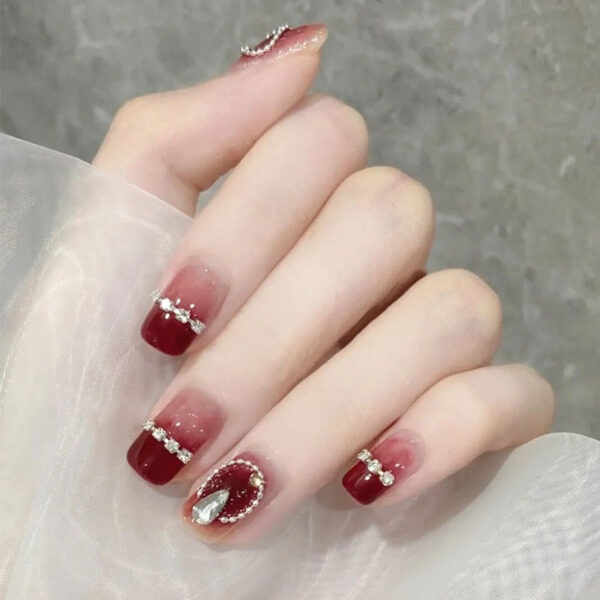 Clear Glittery Press On Nails Clear Glittery Press On Nails – kawaii aesthetic gift for adults