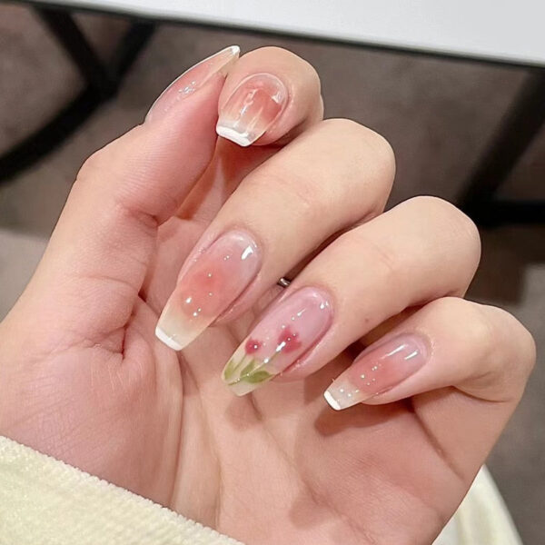 Clear Glittery Press On Nails Clear Glittery Press On Nails – kawaii gift idea for her