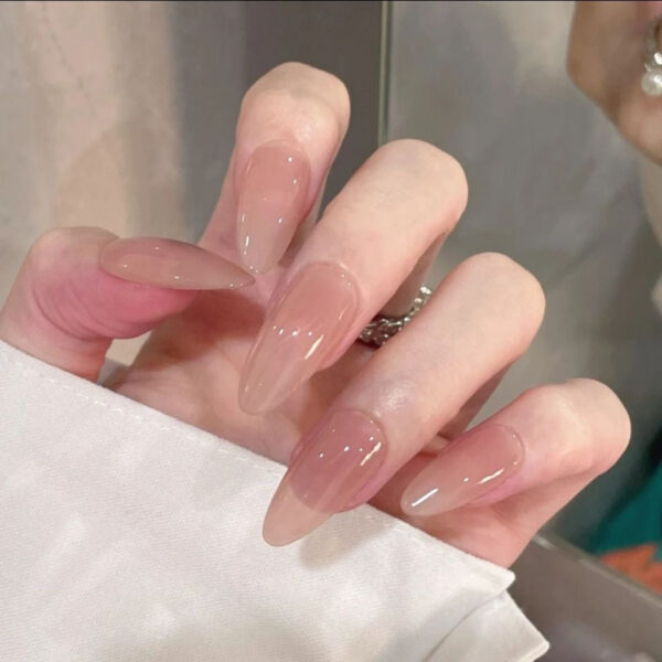 Clear Neutral Tone Press On Nails – buy kawaii makeup online – kawaii gift