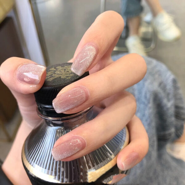 Clear Neutral Tone Press On Nails – kawaii gift idea for her