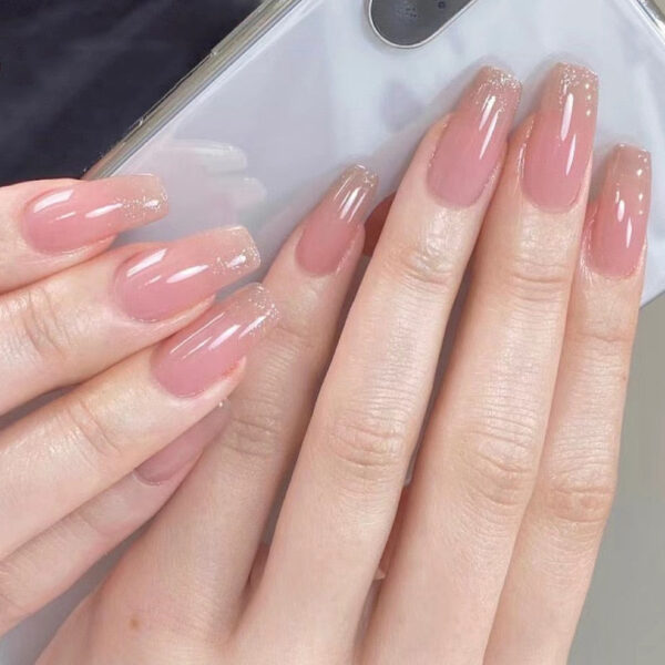 Clear Neutral Tone Press On Nails – buy kawaii makeup online – kawaii gift