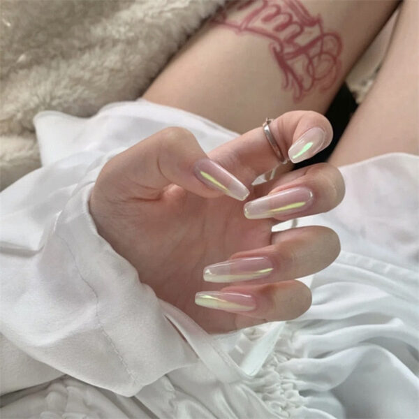 Clear Neutral Tone Press On Nails – buy kawaii makeup online – kawaii gift