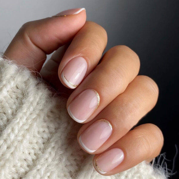 Clear Neutral Tone Press On Nails – kawaii aesthetic gift for adults