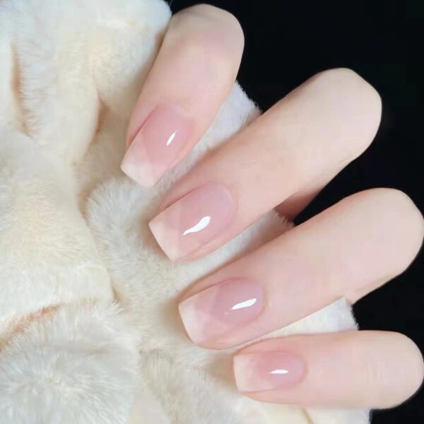 Clear Neutral Tone Press On Nails – cute kawaii makeup gift for girlfriend