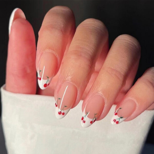 Clear Neutral Tone Press On Nails – cute kawaii makeup gift for girlfriend