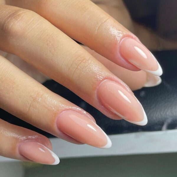 Clear Neutral Tone Press On Nails – best kawaii gift for birthday